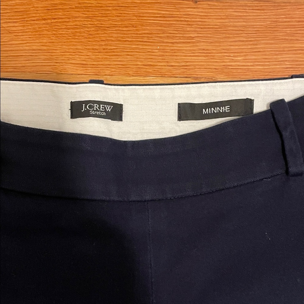 J. Crew Navy Stretch Pants